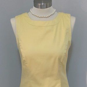 Soft Yellow Cotton Dress by Brooks Brothers